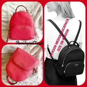 KATE SPADE JACKSON MEDIUM BACKPACK STOPLIGHT